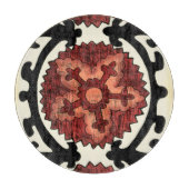 Suzani Style Decorative Floral Pattern Snijplank (Voorkant)