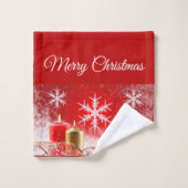 SUZANNE ELIZABETH COLLECTION NOËL SERVIETTE DE BAI (Gant de toilette)