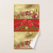 SUZANNE ELIZABETH COLLECTION NOËL SERVIETTE DE BAI (Serviette à main)