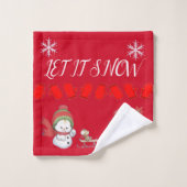SUZANNE ELIZABETH COLLECTION NOËL SERVIETTE DE BAI (Gant de toilette)