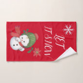SUZANNE ELIZABETH COLLECTION NOËL SERVIETTE DE BAI (Serviette à main)