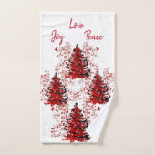 SUZANNE ELIZABETH COLLECTION NOËL SERVIETTE DE BAI (Serviette à main)