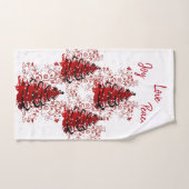 SUZANNE ELIZABETH COLLECTION NOËL SERVIETTE DE BAI (Serviette à main)