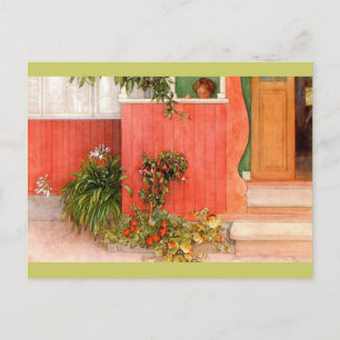 Suzanne op de Porch Briefkaart