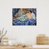 SUZANNE VALADON - The blue room 1923 Poster (Keuken)