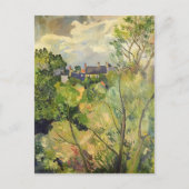 Suzanne Valadon - Uitzicht van Mijn Venster in Gen Briefkaart (Voorkant)