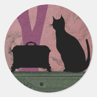 Suzanne's Cat in Lila - Stickers