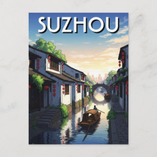Suzhou China Reizen Briefkaart