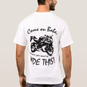 Suzuki GSXR "Ride this" T-shirt (Achterkant)