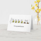 Suzuki - jolie carte de félicitations (Fleur jaune)