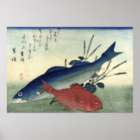 Suzuki & Kimmedai : Impression de poisson japonais