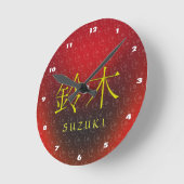 Suzuki Monogram Ronde Klok (Hoek)