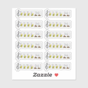 Suzuki Muziek Sticker Set
