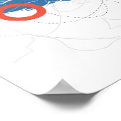 Suzukigo - Poster Abstrait rétro-moderne (Coin)