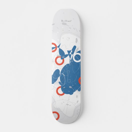 Suzukigo Skateboard Abstrait (Devant)