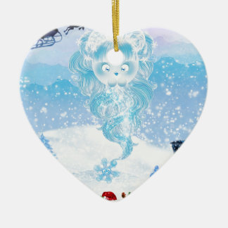 Suzy Snowflake komt naar de stad! Keramisch Ornament