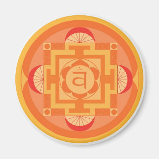 Svādhisthāna Chakra Mandala Magneet