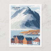 Svalbard Noorwegen Beroemde Reisplaats Briefkaart (Voorkant)