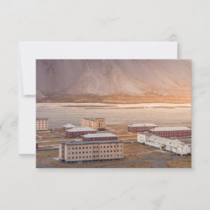 Svalbard Pyramiden-Kaart