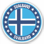 Svalbard Sticker (Voorkant)