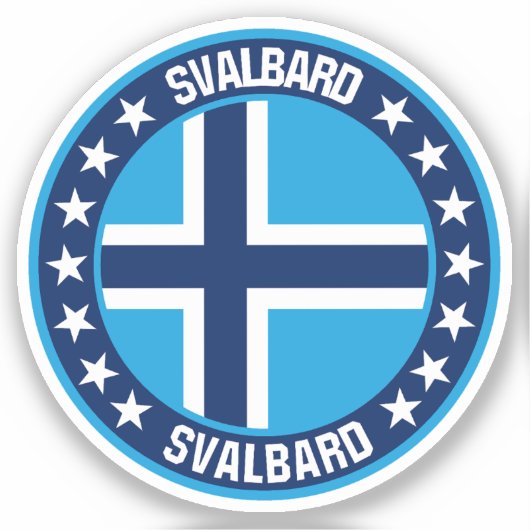 Svalbard Sticker (Voorkant)