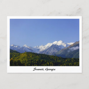 Svaneti Géorgie souvenir carte postale touristique