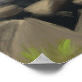 Svartifoss Serenity: IJslandse waterval Wonderland Poster (Hoek)