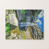 Svartifoss Waterfall, IJsland Legpuzzel (Horizontaal)