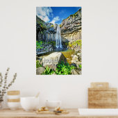 Svartifoss Waterfall, IJsland Poster (Keuken)