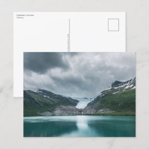 Svartisen Glacier Noorwegen Briefkaart