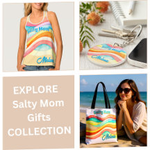 Sea Waves Inspired Salty Mom Summer Set