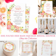 She Found Her Main Squeeze Citrus Bridal Shower