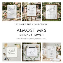 Almost Mrs Minimalist Bridal Shower Collection