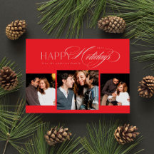 Modern Happy Holidays