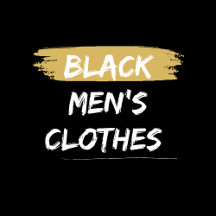 Black Men's Clothes T-Shirt 