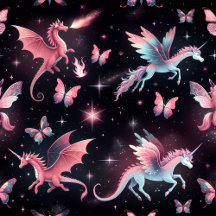 Pink Unicorn Dragon Mix