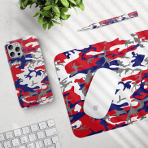4th Of July Themed Camouflage Gray