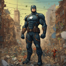 Imagine a superhero drawn in Geoff Darrow's intric