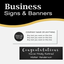 Budget Custom Business Signs And Banners