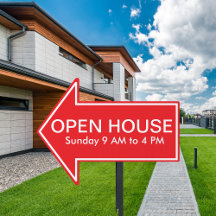 Open House & Real Estate Yard Signs