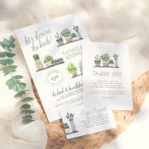 Let's Shower The Bride | Modern Boho Houseplants