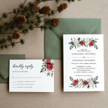 Christmas Holiday Wreath Wedding