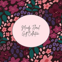 Moody Floral Personalized Gift Collection