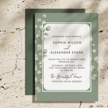 Classic Eucalyptus & Moss Green Wedding 