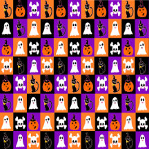 Cute Vector Halloween Ghosts Pumpkins Cats Skulls 