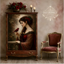 Women Portrait Decoupage Tissue Paper Collection