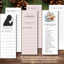 Reading List Bookmark System Collection
