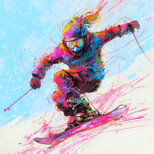 TechnoMagic: Anime meets Abstract Expressionism