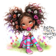 Colorful Me Quirky Girl 