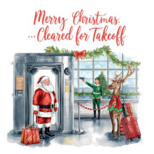 Christmas Greeting from the Airport